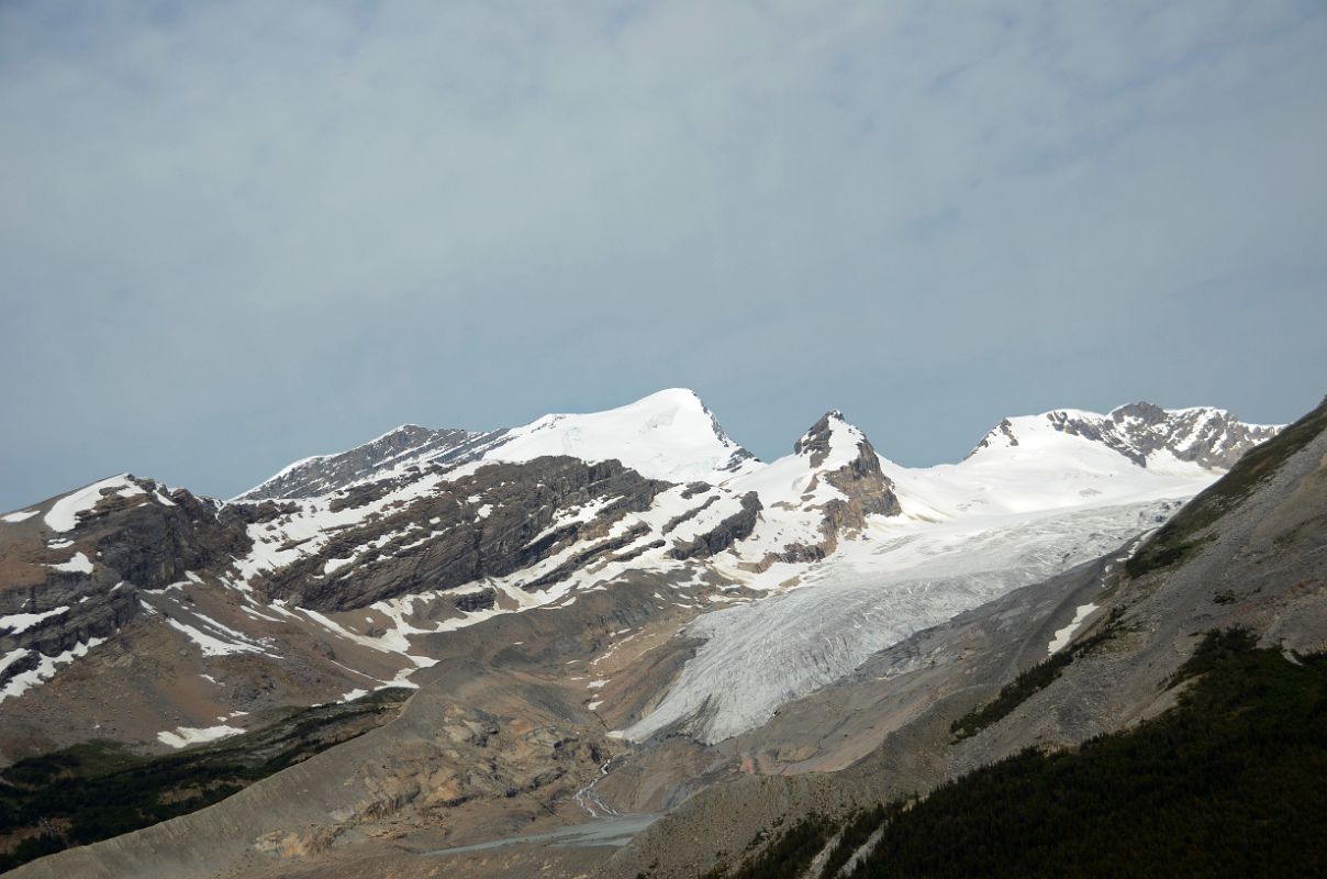 18 Mount Phillips, Hargreaves Glacier and Lake From Helicopter On Flight To Robson Pass